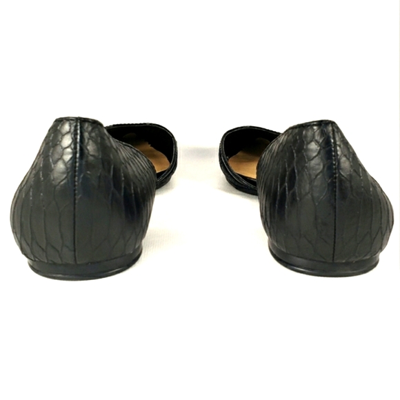 Apt. 9 Swiss Black Faux-suede/Leather, Slip On Pointy Toe Flats. Women's 7.5M - Picture 10 of 12